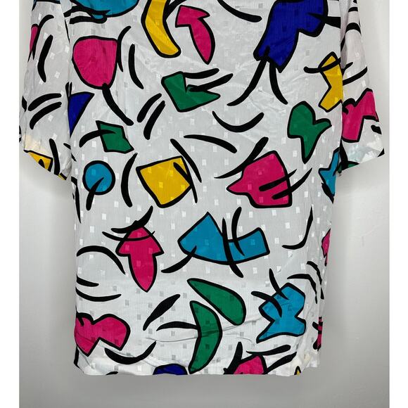 Colorful Abstract Button Down Shirt - Picture 6 of 9